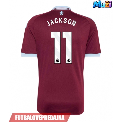 Lacne Muži Futbalové dres Aston Villa Nicolas Jackson #11 2026-27 Krátky Rukáv - Domáci